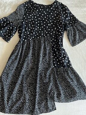 Anthropologie CAARA Millazo patchwork grunge fairy asymmetrical dress small